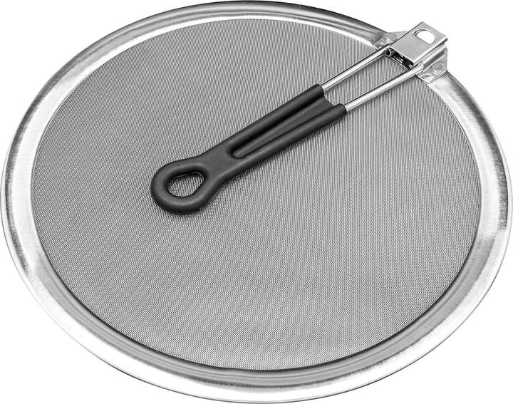 Image du produit GSD Protection anti-éclaboussures avec poignée rétractable 33 cm / acier inoxydable (33 cm, Métal)
