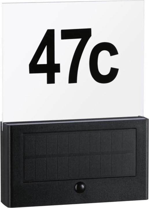Produktbild Paulmann Solar Hausnummernleuchte (27 lm, IP44)