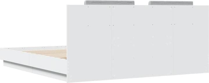Image du produit VidaXL Cadre de lit avec tête de lit et lampes LED (180 x 200 cm)