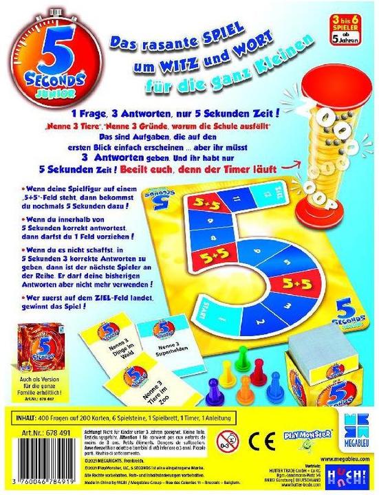 Produktbild 5 seconds JUNIOR (Deutsch)