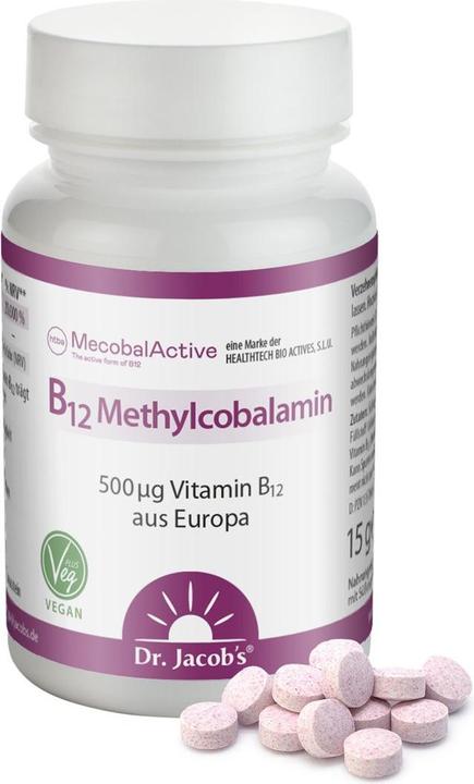 Produktbild Dr. Jacob's B12 Methylcobalamin Tablette (60 Stück, Tabletten, 35 g)