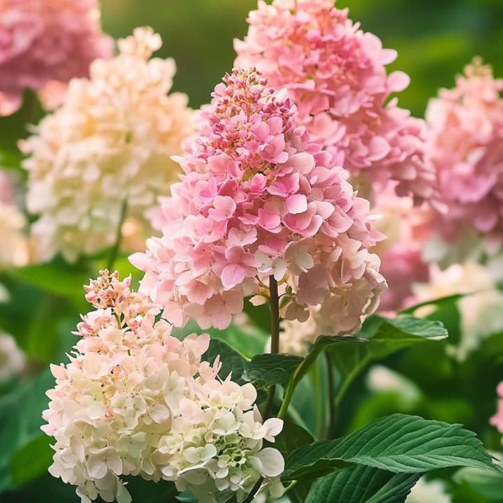 Produktbild Plant in a Box Hydrangea Paniculata 'Pink Lady' - 3er Set Hortensien (25 cm)