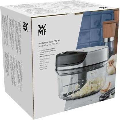 Produktbild WMF Multizerkleinerer Gemüseschneider manuell Seilzug 650ml ideal Zwiebeln Gourmet (650 ml)