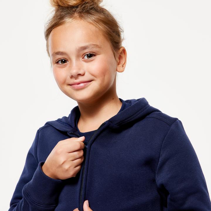 Produktbild Domyos Kapuzenjacke Kinder - marineblau (122)