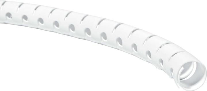 Image du produit HellermannTyton Tuyau spiralé pour faisceau de câbles HWPP 27 mm blanc (Tuyau spiralé pour câble, 39 cm)