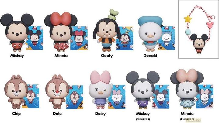 Monogram Int. Disney Charm PVC-Taschenanhänger Mickey & Friends Display (24)