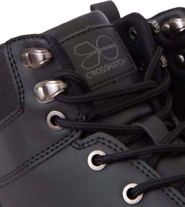 Actual product image Crosshatch Mens Staiger Leather Trainers (43)