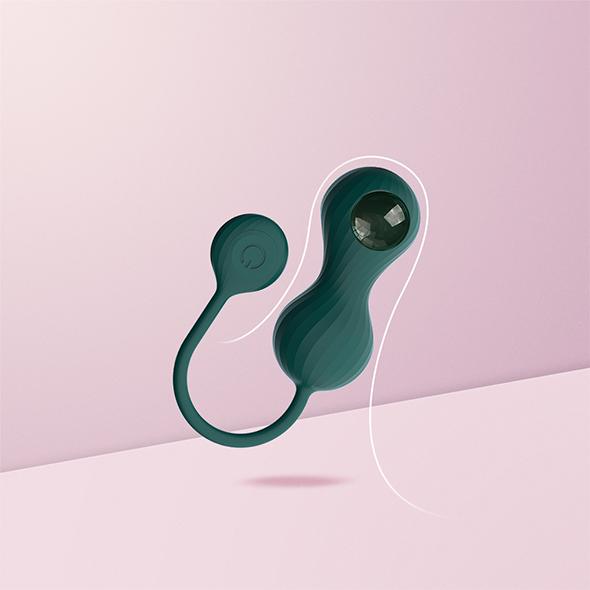 Image du produit Magic Motion Vibromasseur Crystal Duo Smart Kegel avec kit de poids