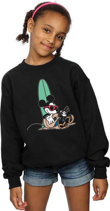 Actual product image Disney Girls Mickey Mouse Surf And Chill Sweatshirt (152, 158)