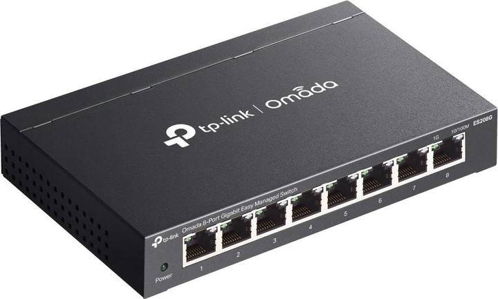 Actual product image TP-Link ES208G Omada 8-Port Gigabit Easy Managed Switch (8 Ports)