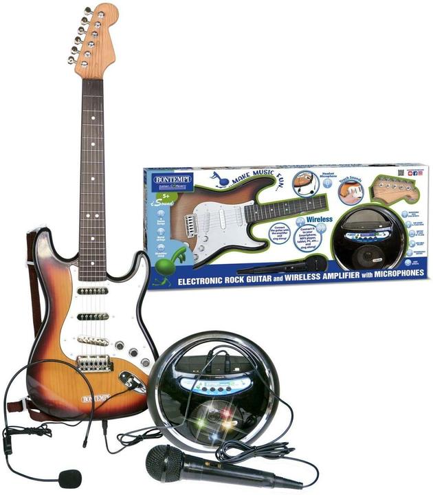 Produktbild Bontempi Elektronische Rock Gitarre mit Verstärker (Multilingual)