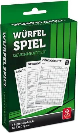 Produktbild ASS Altenburg Altenburg ASS 22517119 Wuerfelspiel Gewinnkarten-Bloecke (Deutsch)