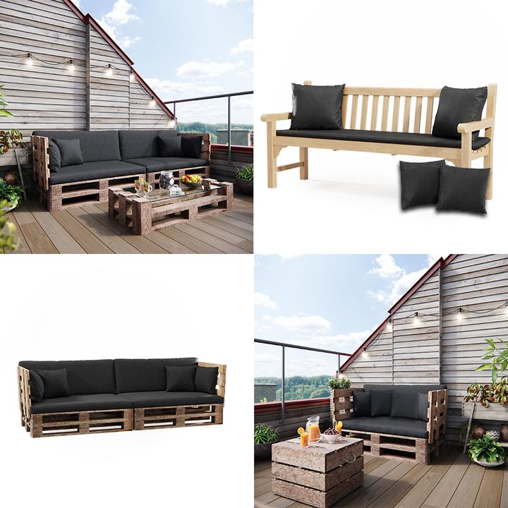 Image du produit Vicco Palettenkissen Set (45 x 45 x 14 cm)