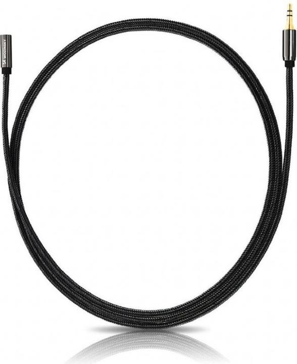 Productafbeelding Wozinsky mini-jack verlengkabel (vrouwelijk-vrouwelijk) AUX verlenging 5 m zwart (5 m)