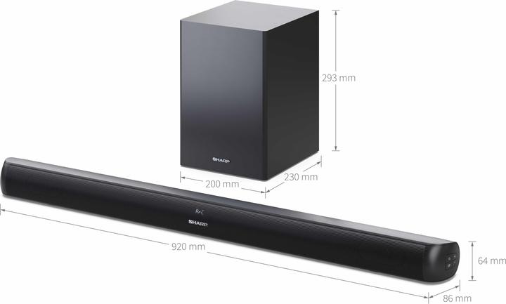 Produktbild Sharp HT-SBW202 (200 W, 2.1 Kanal)