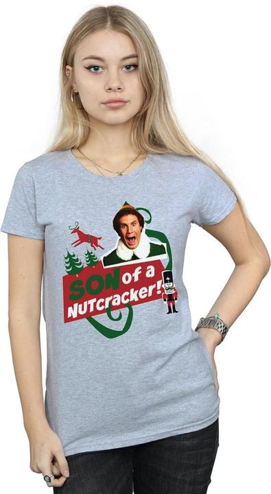 Actual product image Elf Womens/Ladies Son Of A Nutcracker Cotton T-Shirt (M)
