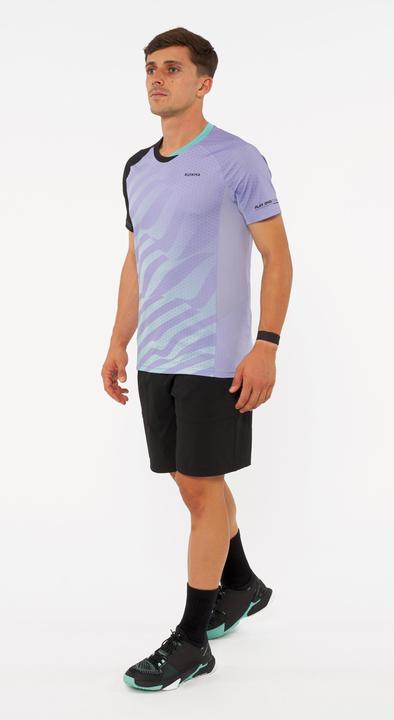 Actual product image Kuikma Men's Padel T-Shirt short sleeve - PTS 900 purple (XL)