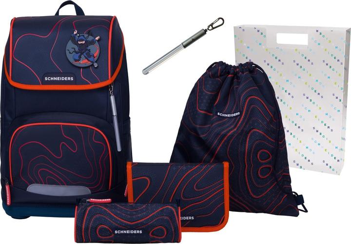 Schneiders Ergoplus Schulranzen-Set 8-teilig (22 l)