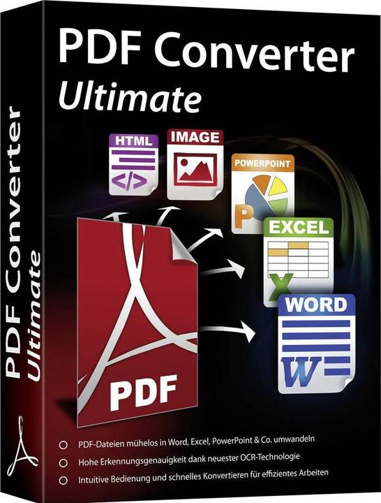 Immagine prodotto PDF Converter Ultimate - Tecnologia OCR inclusa (1 Utente, Senza limiti)