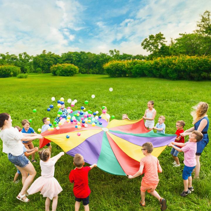 Actual product image The twiddlers Parachute swing cloth 12 handles