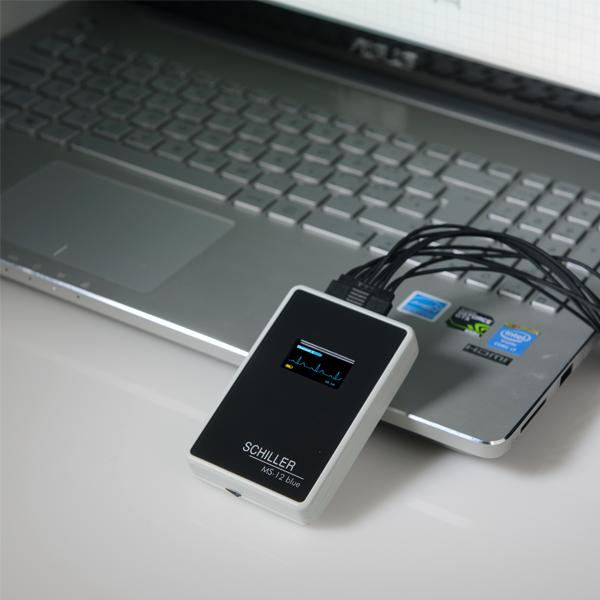Actual product image Digital resting ECG CS104 MS12 Blue - Without interpretation option