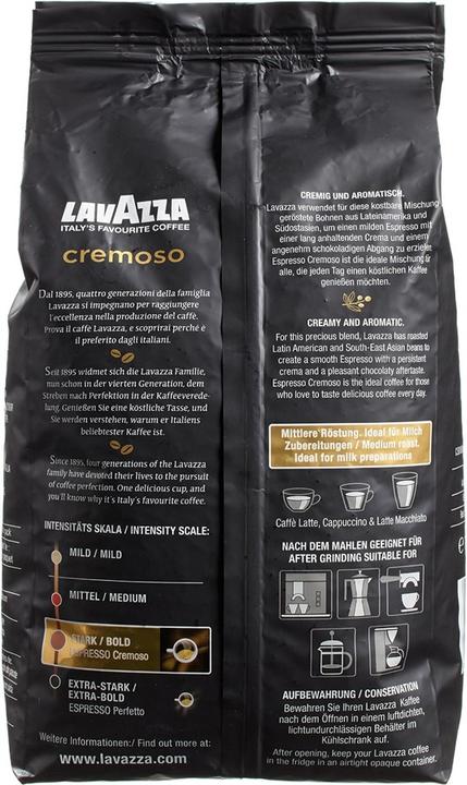 Immagine prodotto Lavazza Espresso Cremoso (1000 g, Tostatura media)