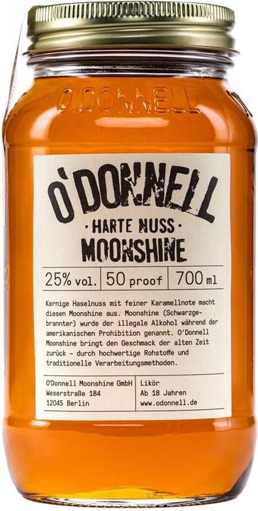 Actual product image O'Donnell Moonshine Tough nut (1 x 70 cl)