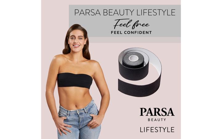 Actual product image Parsa Beauty Parsa - Body Tape - Black (5 m)