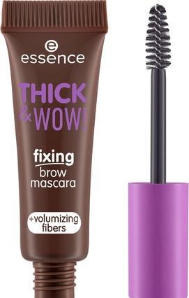 Produktbild essence THICK & WOW! fixing brow mascara (Brunette Brown)