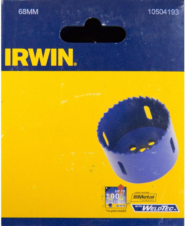 Actual product image Irwin Crown "" BIMETAL 68 mm (68 millimetres)