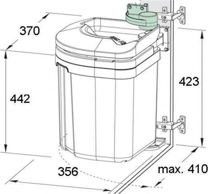 Image du produit Müllex Euro Flexx (35 l)