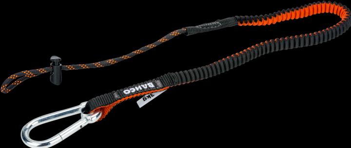 Actual product image Bahco Safety line with fixed carabiner and non-reversible loop, 3 kg, 1.2 m