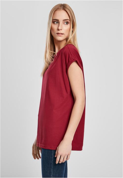 Actual product image Urban Classics Ladies Organic Extended Shoulder Tee (M)