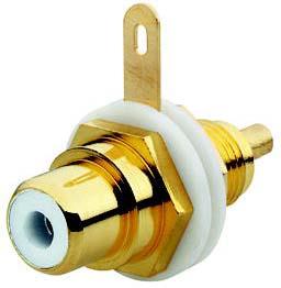 Produktbild Busch-Jaeger 2CKA000230A0447 - RCA - Gold - Weiss (Netzwerk Kupplung)
