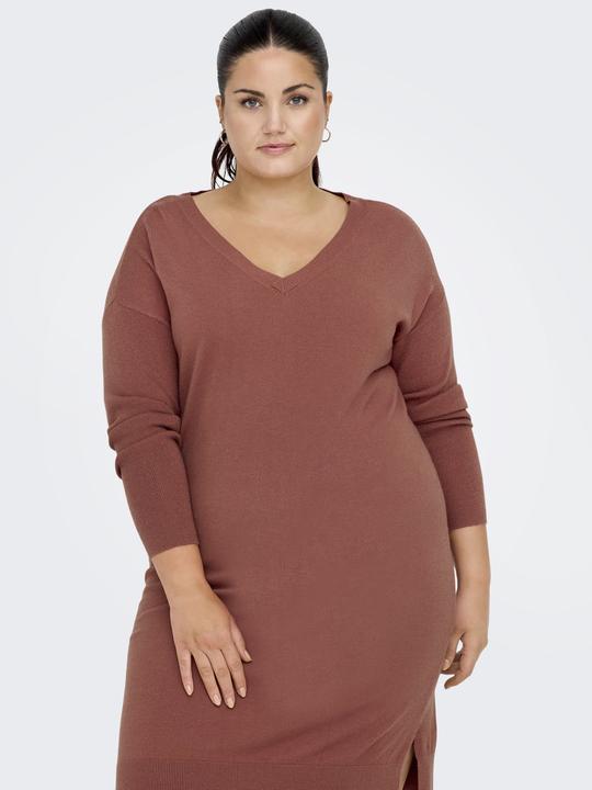 Actual product image Only Curvy V-neck Knit Dress (M)