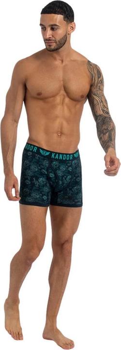 Actual product image Kandor Mens Florid Boxer Shorts (Pack of 7) (S, pack of 7)