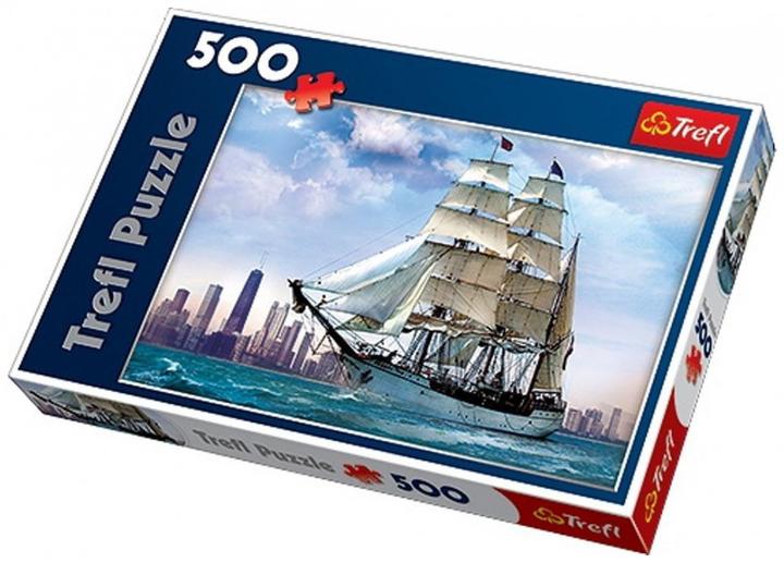 Produktbild Magni Puzzle Segeln nach Chicago 500 Teile (500 Teile)