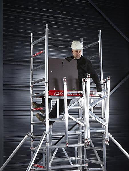 Immagine prodotto Altrex Torre mobile da ponteggio a montaggio rapido MiTOWER (Scaletta multiuso, 120 cm)