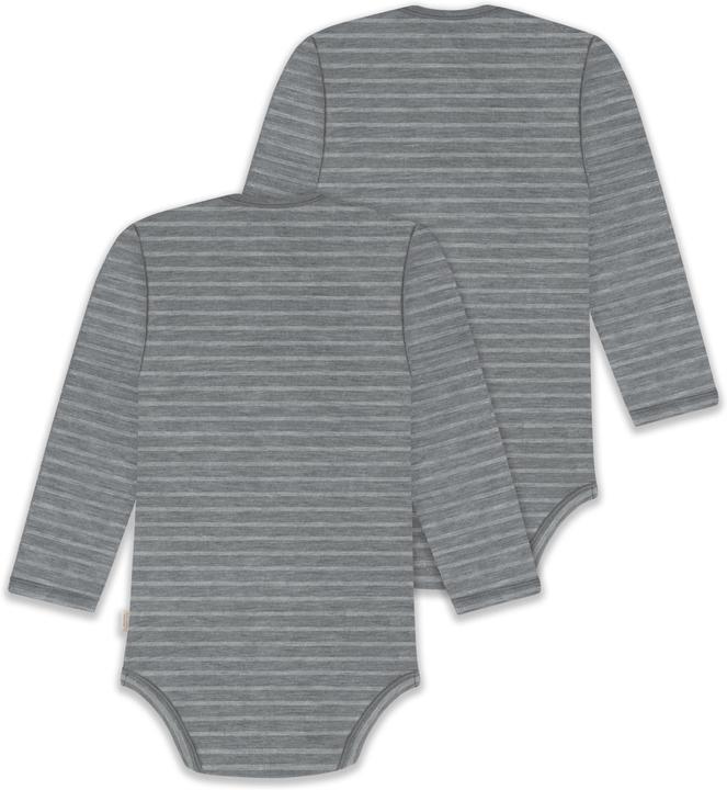 Produktbild Normani 2er Pack Baby Merino Body Langarm „Auckland" - 9377 (74)