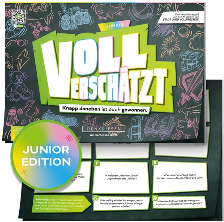 Actual product image Denkriesen VOLL VERSCHÄTZT A4 pad - A close call is a win. - Junior Edition (German)
