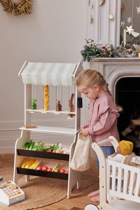 Immagine prodotto Vertbaudet Bancarella per bambini con frutta e verdura, legno FSC