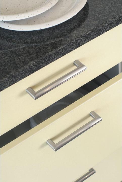Actual product image Siro Furniture handle Ezio Drawer handle 128 x 141 mm Handle brushed stainless steel