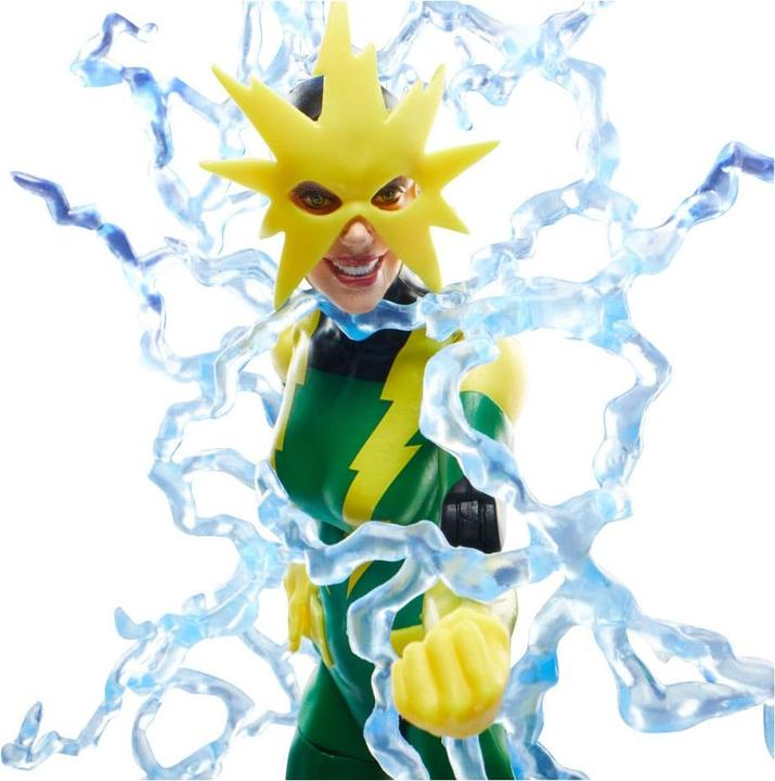 Actual product image Hasbro Spider-Man Marvel Legends Retro Actionfigur Electro (Francine Frye) 15 cm