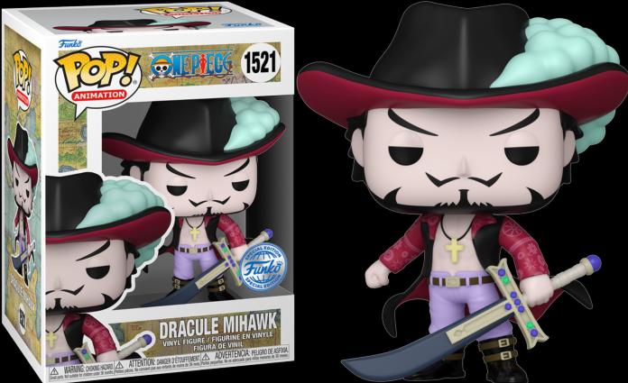 Actual product image Funko POP! One Piece Dracule Mihawk Exclusive