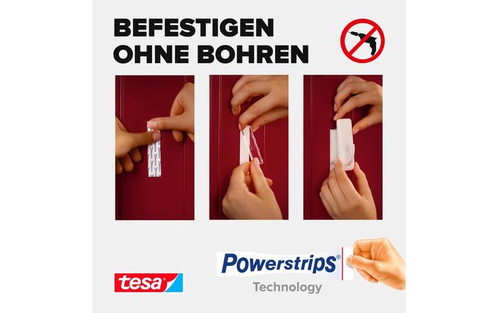 Productafbeelding tesa Powerstrips zelfklevende haak XL