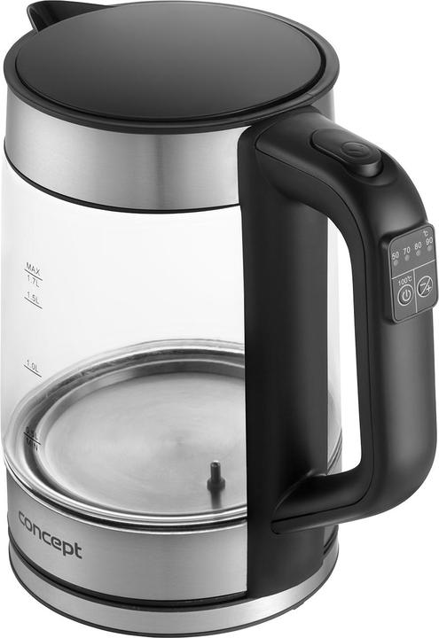 Produktbild Concept Czajnik Czajnik elektryczny szklany z regulacjš temperatury 1,7l RK4067 (1.70 l)