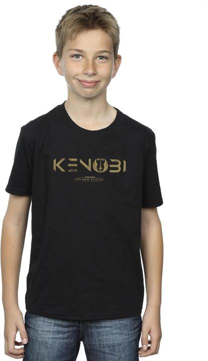 Actual product image Star Wars Boys Obi-Wan Kenobi Logo T-Shirt (140, 146)