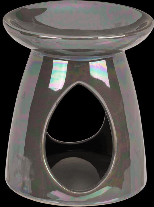 Actual product image Out of the blue Aroma lamp mother-of-pearl finish grey