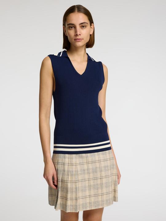 Image du produit Selected Femme Leinenmix Karo Plisseerock (40)