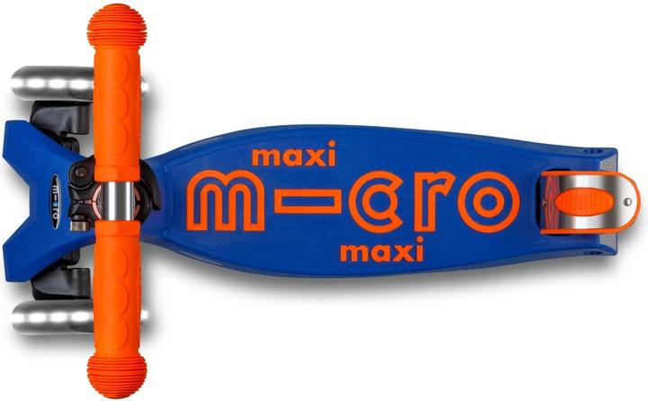 Produktbild Micro Scooter Maxi Deluxe Foldable Neon LED Blaze Orange